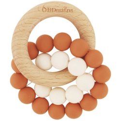 Ob Designs Teether Toy Dentaruolo Cinnamon 3m 1 Pz