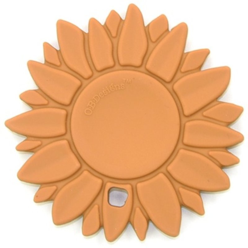 Ob Designs Sunflower Teether Ginger For 3m