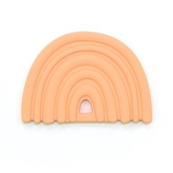 Ob Designs Rainbow Teether Peach For 3 Months And Older