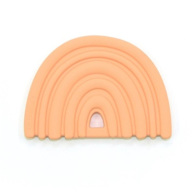 Ob Designs Rainbow Teether Peach For 3 Months And Older