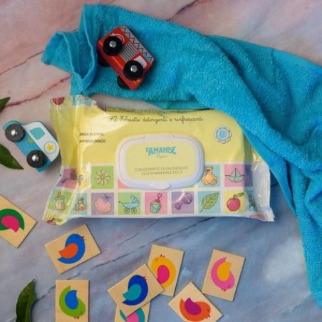 L'Amande Enfant Cleansing Wipes 150ml