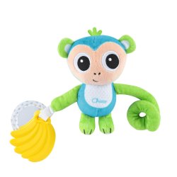 Chicco Portable Monkey Rattle - Cute Little Monkey with Long Arm