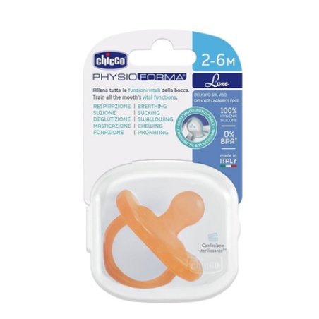 Physioforma Luxe Soothing Silicone Pacifier 2-6 Months Orange