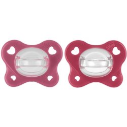 Chicco Dual Soft Silicone Pacifier 16-36 Months Two-Tone - Pack of 2
