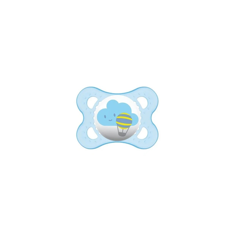 Mam Mam Baby Dummy Original 0 Silicone Blue