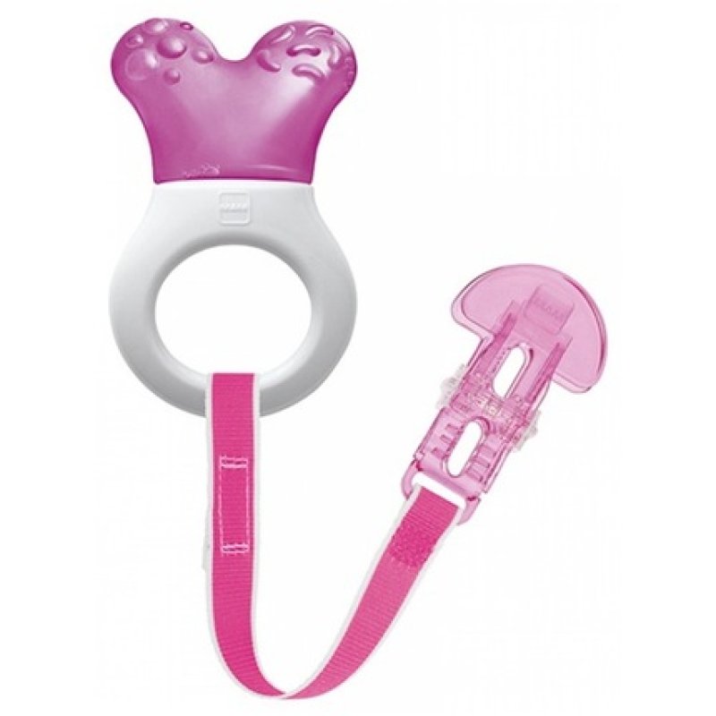 Mam Chilled Teething Ring with Clip for 2 Months and Older