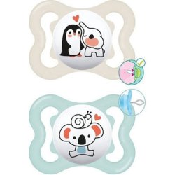 Mam Supreme Silicone Pacifier 2-6 Months Unisex 2 Pack