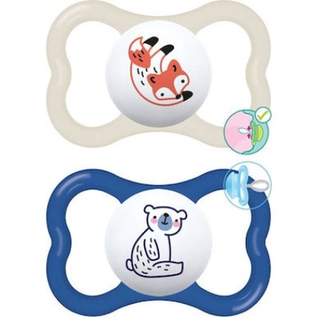 Mam Supreme Silicone Pacifier For 16 Months - Better Together, 2 Pack