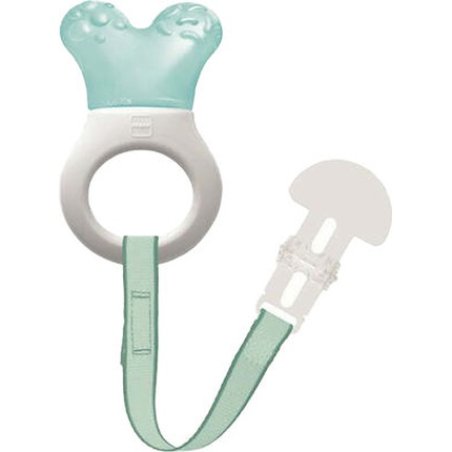 Mam Mini Cooler Clip - Teething Toy For 2 Months, Blue