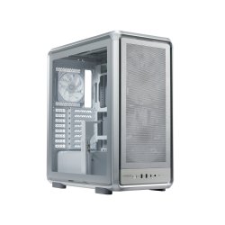 Boitier Moyen Tour ATX Cooler Master MasterFrame 500 Mesh RGB avec panneau vitré (Argent)