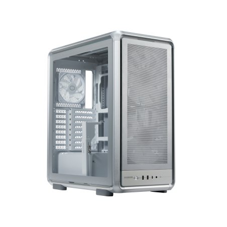 Boitier Moyen Tour ATX Cooler Master MasterFrame 500 Mesh RGB avec panneau vitré (Argent)
