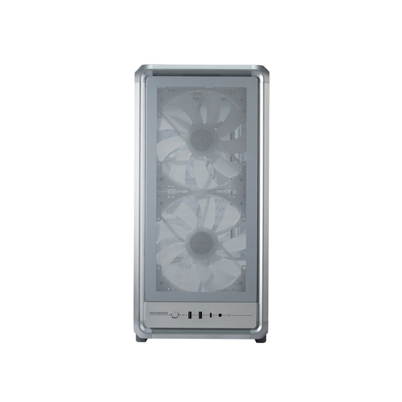 Boitier Moyen Tour ATX Cooler Master MasterFrame 500 Mesh RGB avec panneau vitré (Argent)