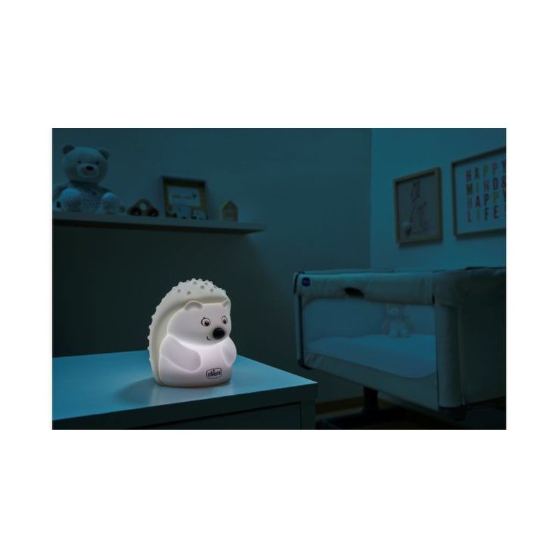 Chicco White Rechargeable Sweet Lights Hedgehog Night Light