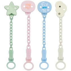 All You Can Clip Soft Pacifier Clip For Kids Baby Blue