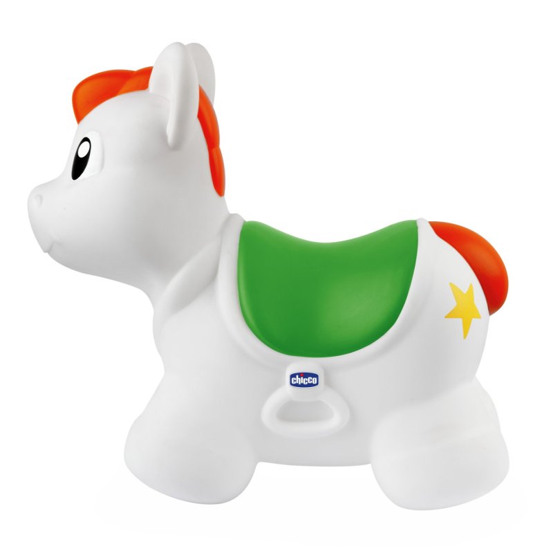 Chicco Bouncing Horse Inflatable Riding Horse Soft Plastic Lightweight