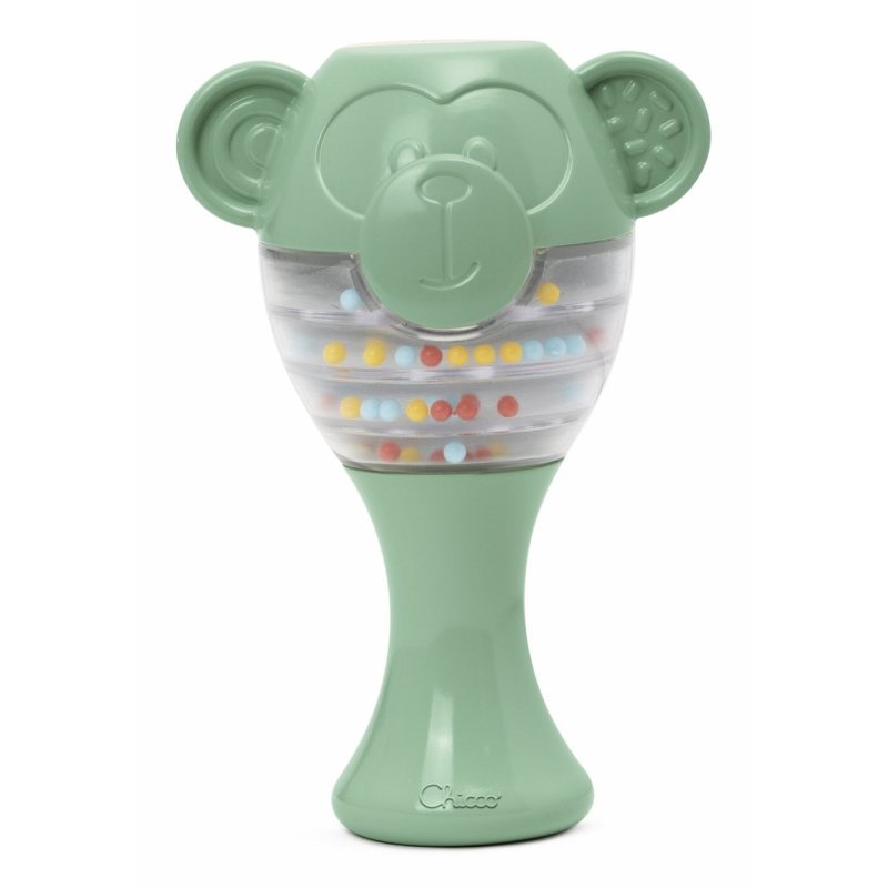 Chicco Monkey Maracas Eco Recycled Plastic Musical Toy 2 Colors