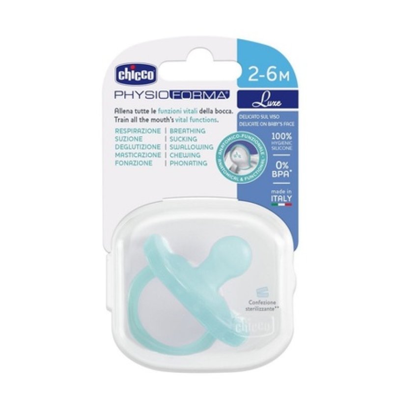 Physioforma Luxe Soothing Silicone Pacifier 2-6 Months Mint