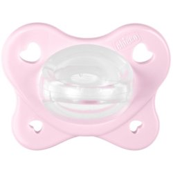Chicco Dual Soft Silicone Pacifier 2-6 Months Two-Tone - Pack of 2