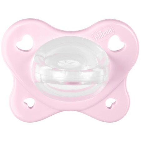Chicco Dual Soft Silicone Pacifier 2-6 Months Two-Tone - Pack of 2