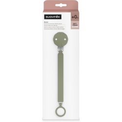 Suavinex Silicone Pacifier Clip with Flat Silicone Ribbon