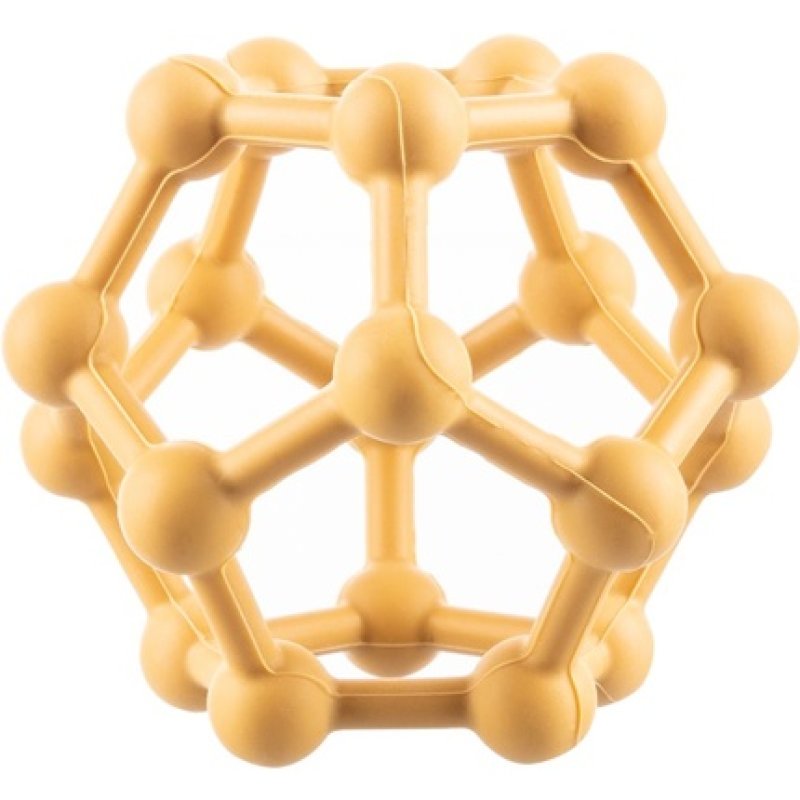 Zopa Silicone Teether Atom Mustard Yellow 1 Piece