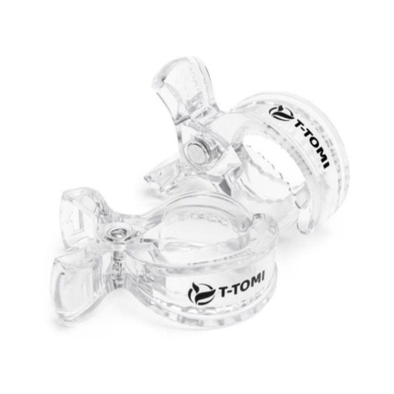 Ttomi Clip For Pacifier Clear 2 Pcs