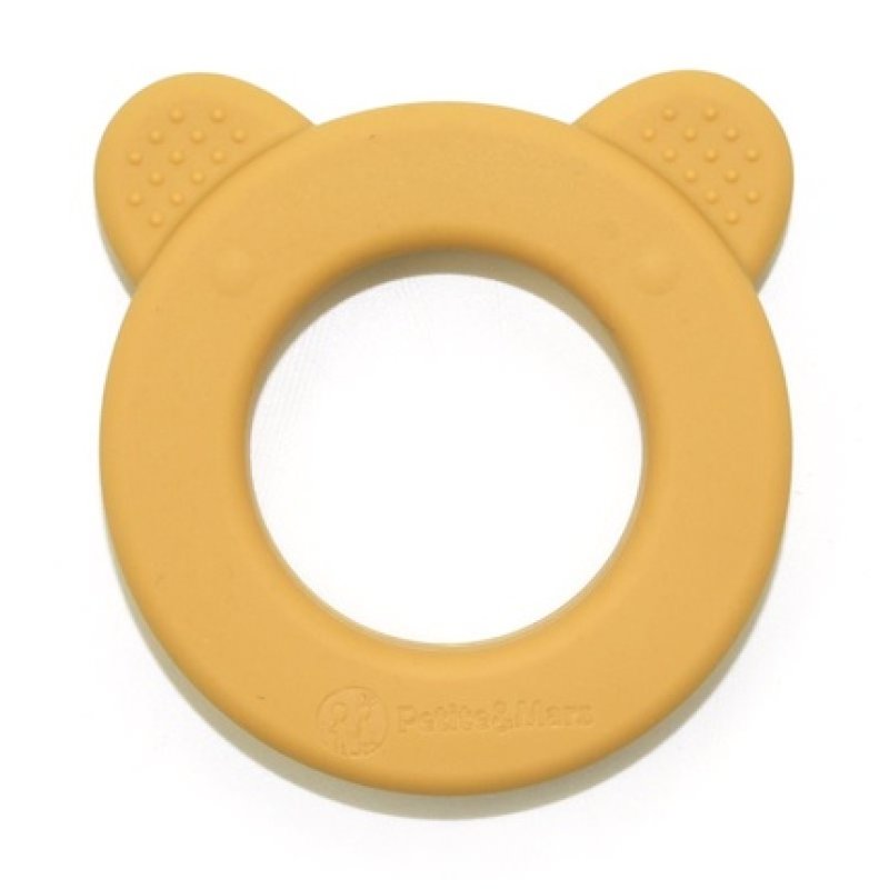 Petite&Mars Beary Dentaruolo With Rattle Intense Ochre 0 M 1 Piece
