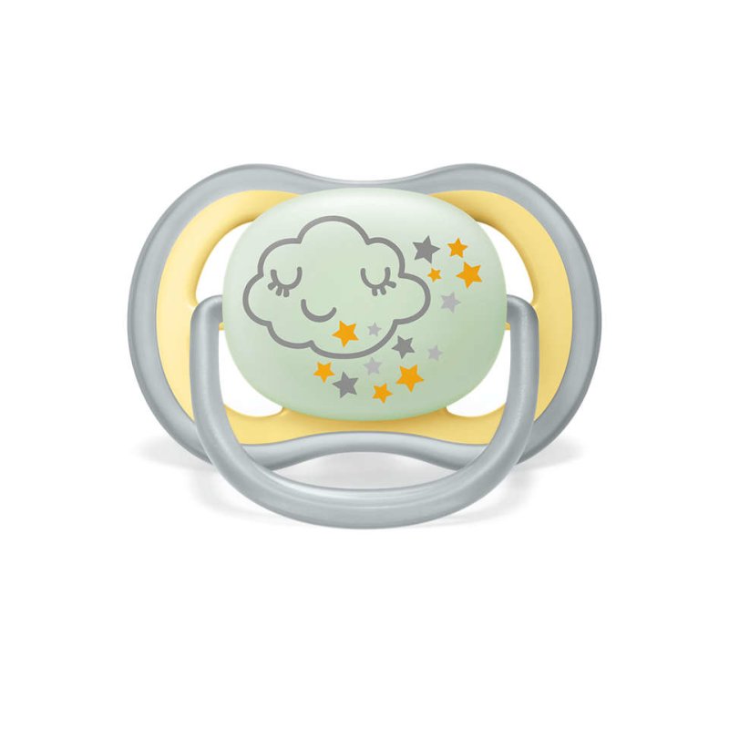 Philips Avent Ultra Air Night Pacifier Lion And Clouds 18m Duo