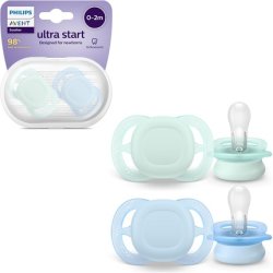 Philips Avent Ultra Start Orthodontic Soothers for Newborns