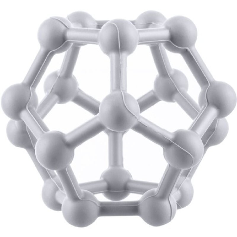 Zopa Silicone Teether Atom Dove Grey 1 Piece