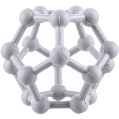 Zopa Silicone Teether Atom Dove Grey 1 Piece