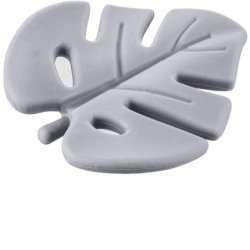 Zopa Silicone Teether Leaf Dove Grey 1 Piece