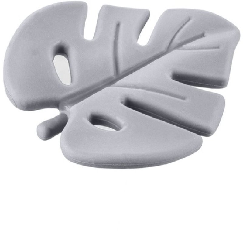 Zopa Silicone Teether Leaf Dove Grey 1 Piece