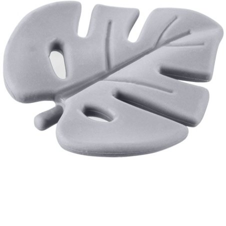 Zopa Silicone Teether Leaf Dove Grey 1 Piece