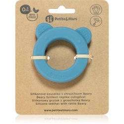 Petite&Mars Beary Dentaruolo With Rattle Petrol Blue For 0 Months And Up