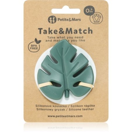 Petite&Mars Take&Match Pacifier Misty Green 0 M 1 Piece