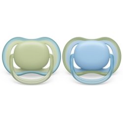 Philips Avent Ultra Air 0-6m Pacifier - Boy, 2 pieces