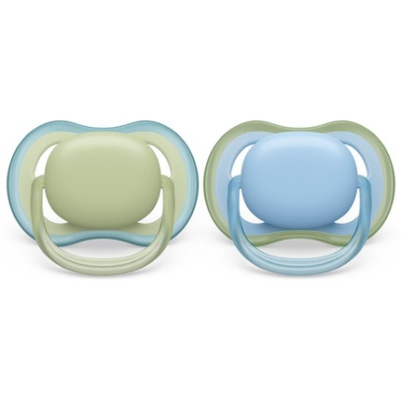 Philips Avent Ultra Air 0-6m Pacifier - Boy, 2 pieces