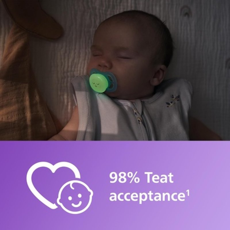 Philips Avent Ultra Start Nighttime Soothers Orthodontic Dummies