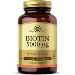 Solgar Biotin 5000 mcg Vitamine unique