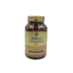Solgar Amino Glycine 500 Dietary Supplement 100 Vegetable Capsules