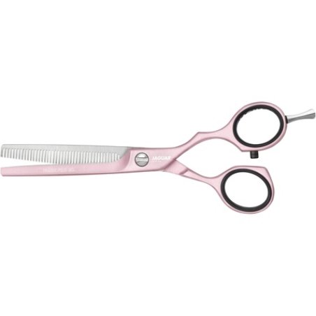 Jaguar White Line Pastel Plus 40 Offset Texturing Scissors 5.5-Inch Rose