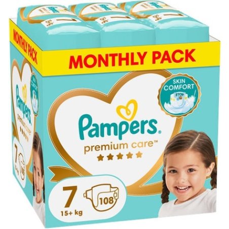 Pampers Premium Care Mega Size 7 - 108 Count