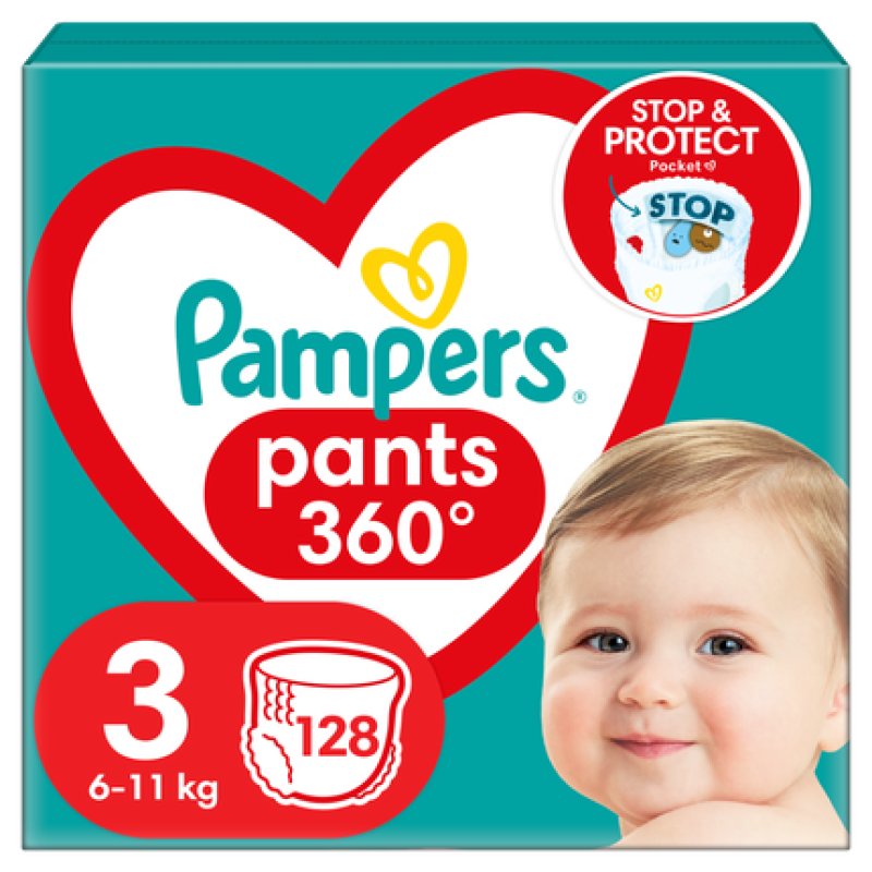 Pampers Pants Mega Size 4 - 2 Packs Of 66 Diapers