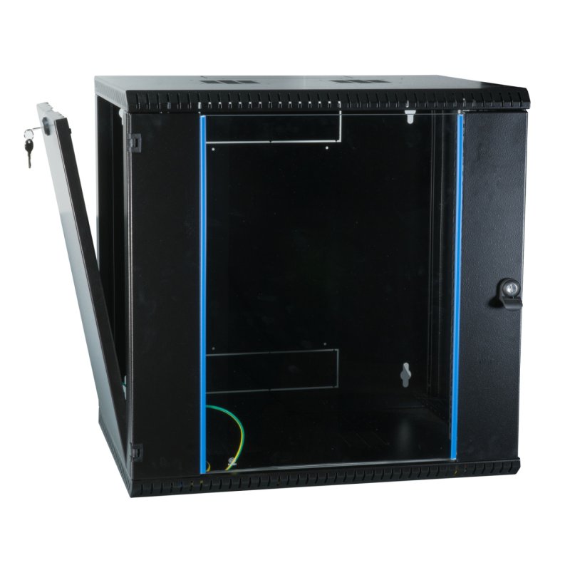 EFB Elektronik 691712VTS.45 étagère 12U Rack monté sur le mur Noir