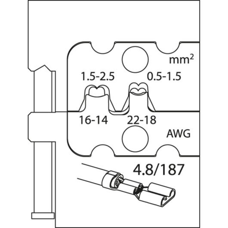 Gedore Modul-Einsatz für Flachsteckhülsen