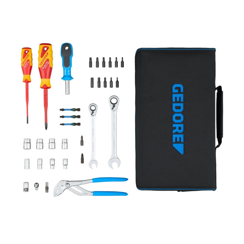 Gedore TC 666-142-033 mechanics tool set 33 tools
