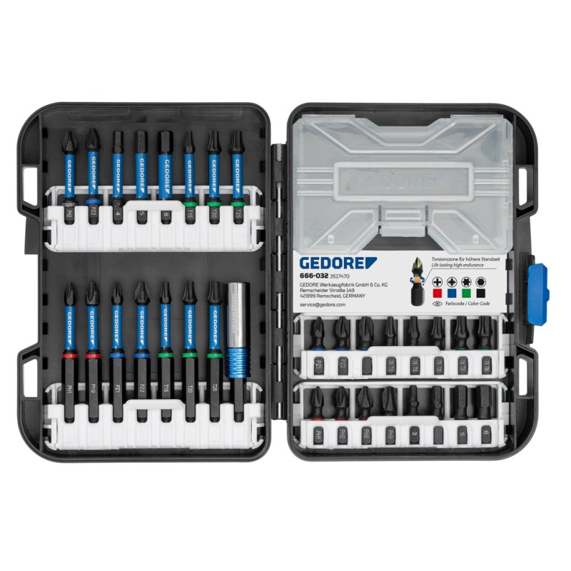 Gedore Torsions-Bit-Set 32-teilig