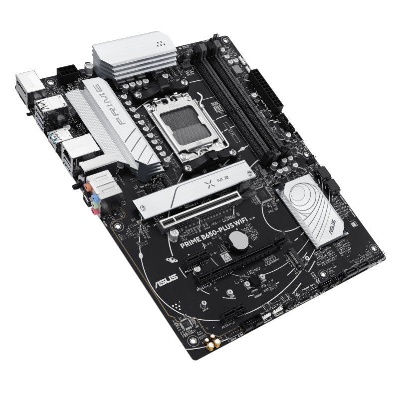 Asus PRIME B650-PLUS WIFI, AMD B650, AM5, ATX, 4 DDR5, HDMI, DP, Wi-Fi 6E, 2.5G LAN, 2x M.2