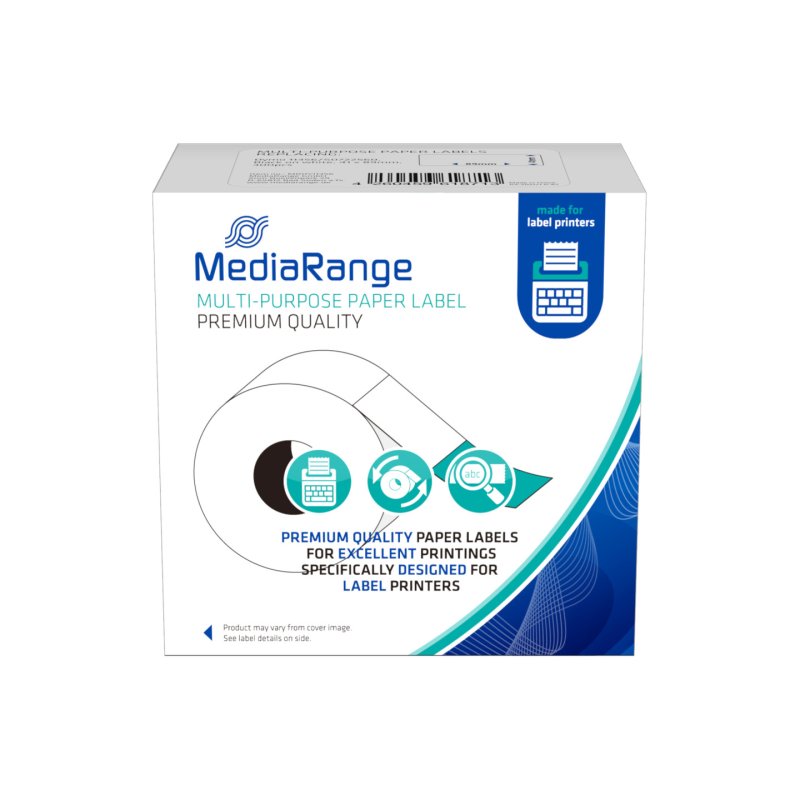 MediaRange Multi-purpose paper labels, for label printers using Dymo 11356/S0722560, removable adhesive, 41x89mm, 300